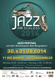 20140830 Plakat Jazz am Schloss BadBergzabern