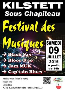 Festival des musiques 2016 @ Kilstett, France